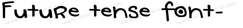 Future tense font字体转换